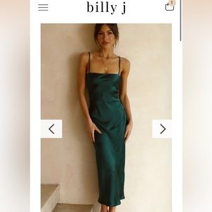 Dark green bill J boutique dress